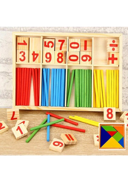 Hambag 64 Parça Kutulu Matematik Öğrenme Seti Tangram li fiyatları