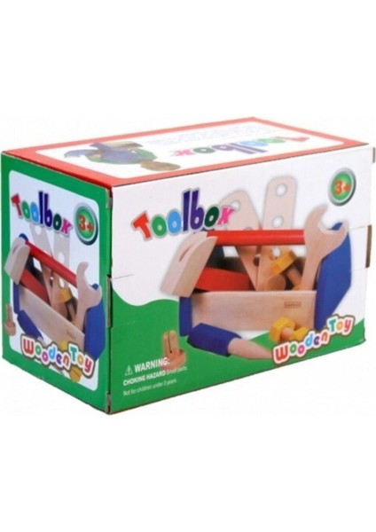 Hambag Ahşap Çantalı Tamir Seti Eğitici Ahşap Oyuncaklar