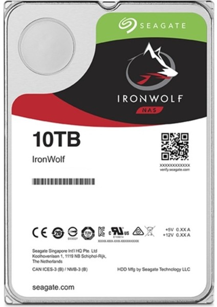 Ironwolf 3,510TB 256MB 7200 ST10000VN0008