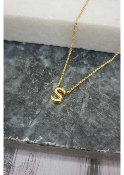 Üç Boyutlu Harf Kolye Mini S