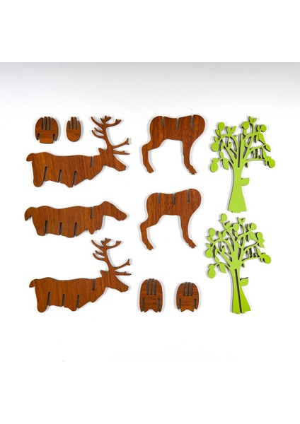 3D Puzzle DEER-0011