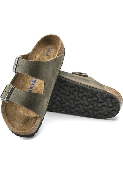 Birkenstock-Kadın-Arızona Sfb Fl Wb-Faded KHAKI-HAKI-1019377