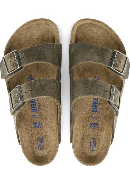 Birkenstock-Kadın-Arızona Sfb Fl Wb-Faded KHAKI-HAKI-1019377