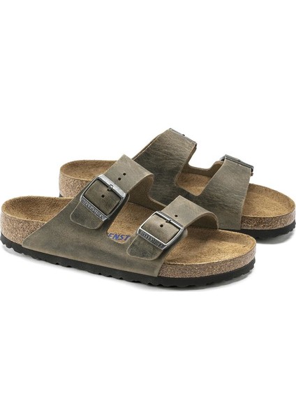 Birkenstock-Kadın-Arızona Sfb Fl Wb-Faded KHAKI-HAKI-1019377