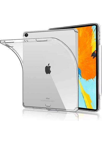 iPad Pro 11 Inch 2018  Ultra Koruma Şeffaf Silikon Kılıf AL-33449 Şeffaf