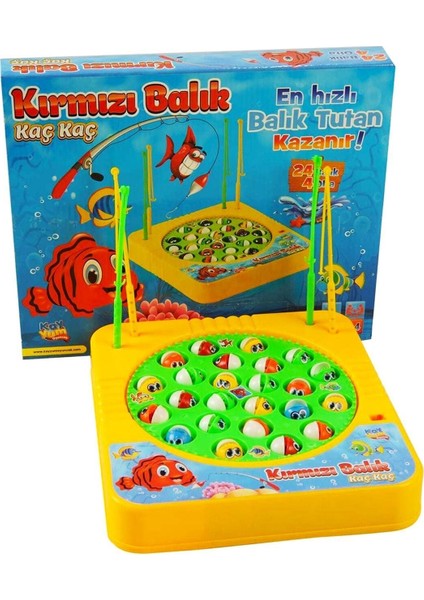 Vardem Balık Yakalama Oyunu 24 Balık 4 Olta Pilli Müzikli