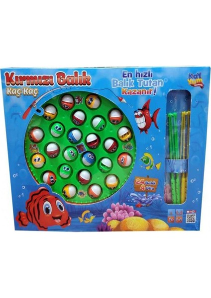 Vardem Balık Yakalama Oyunu 24 Balık 4 Olta Pilli Müzikli modelleri
