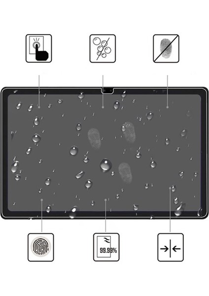 Samsung Galaxy Tab A7 10.4 (2020) T500-T505 Tempered Cam Ekran Koruyucu AL-33278