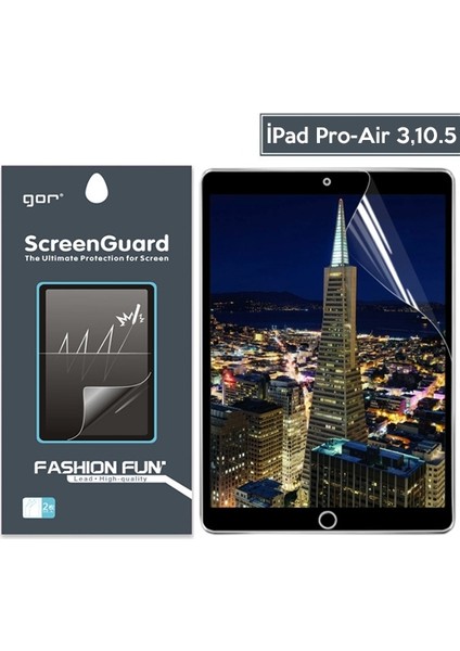 Gor Apple Ipad Pro-Air 3,10.5 Darbe Emici Ekran Koruyucu