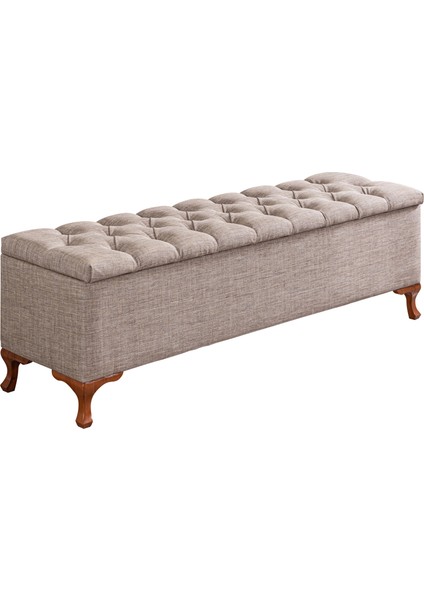 Yatak Ucu Pufu Luna Bench Sandıklı Ayakucu Pufu 120 cm