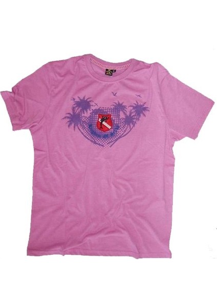 T-Shirt Palm & Shark Pembe - Xxl fiyatları