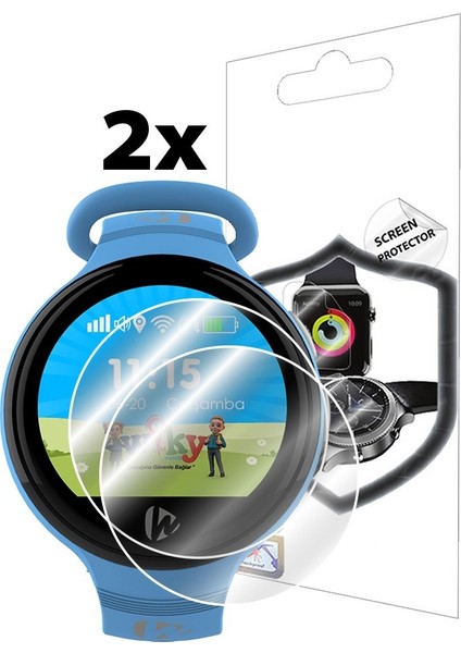 Wiky Watch S Akıllı Çocuk Saati Ekran Koruyucu 2 Adet