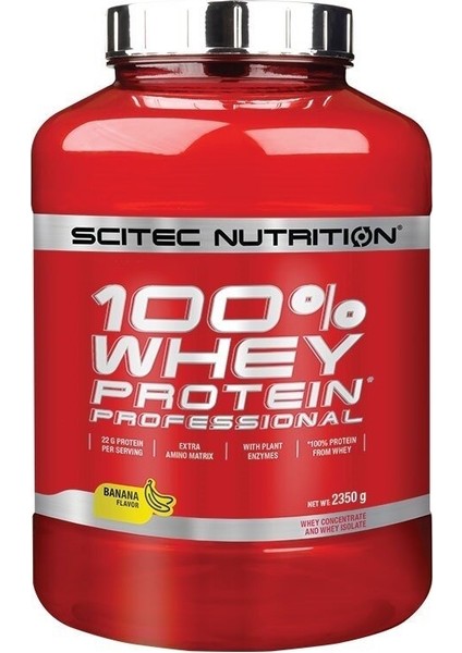 Scitec Whey Professional Whey Protein Muz 2350 gr