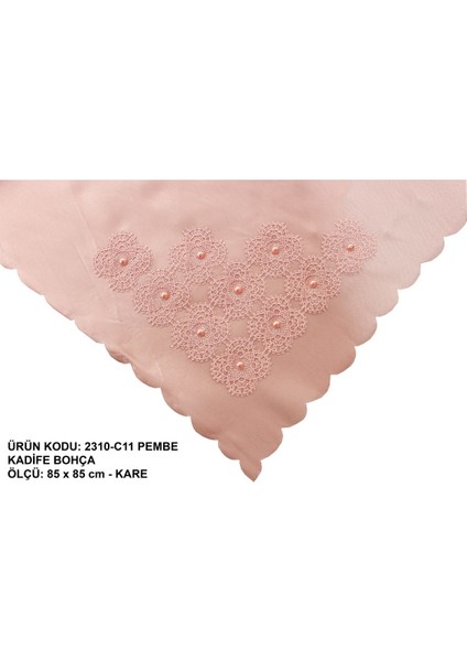Oyalı Dikişsiz Bohça 2310-C11 Pembe