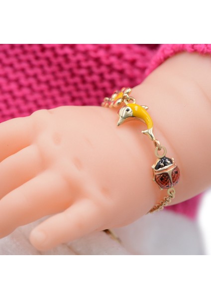 Çocuk Yunus Kalp Detaylı Bileklik
