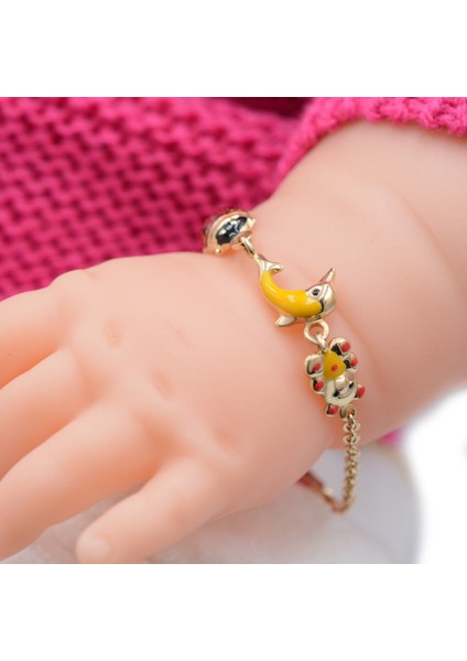 Çocuk Yunus Kalp Detaylı Bileklik fiyatları