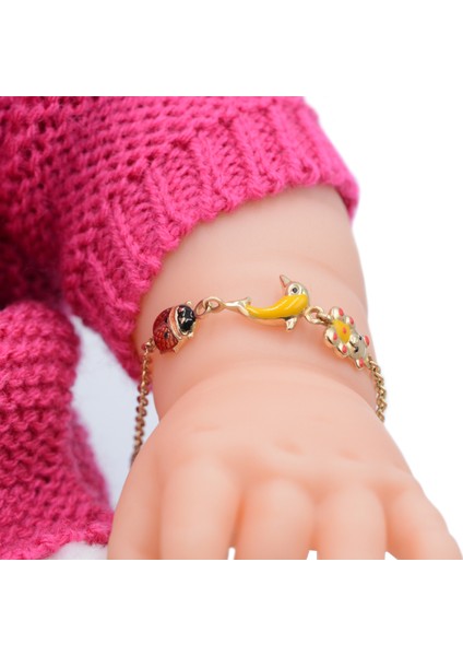 Çocuk Yunus Kalp Detaylı Bileklik modelleri