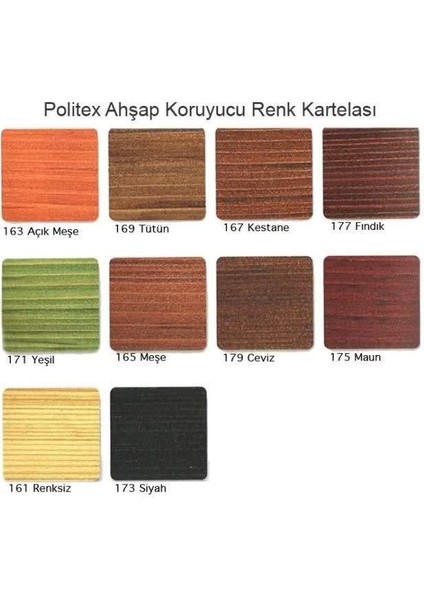 Politex Lüx Vernik Ahşap Koruyucu Mat Açık Meşe 2,5lt