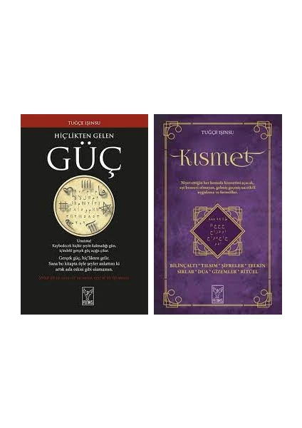 Tuğçe Işınsu 2 Kitap Set - Kısmet - Hiçlikten Gelen Güç