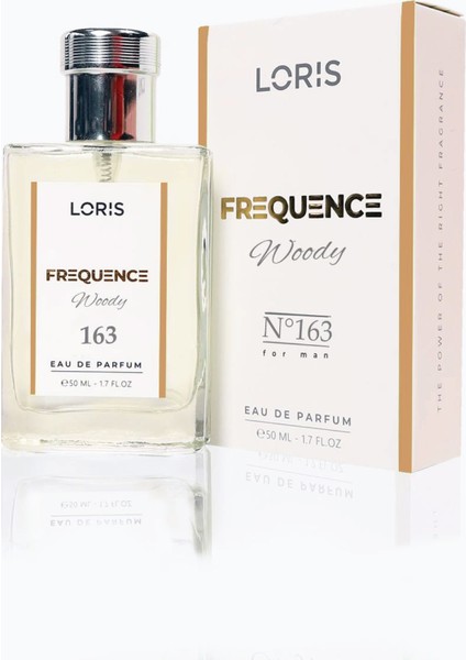 E-163 Frequence Parfume Edp 50 ml Odunsu Erkek Parfüm