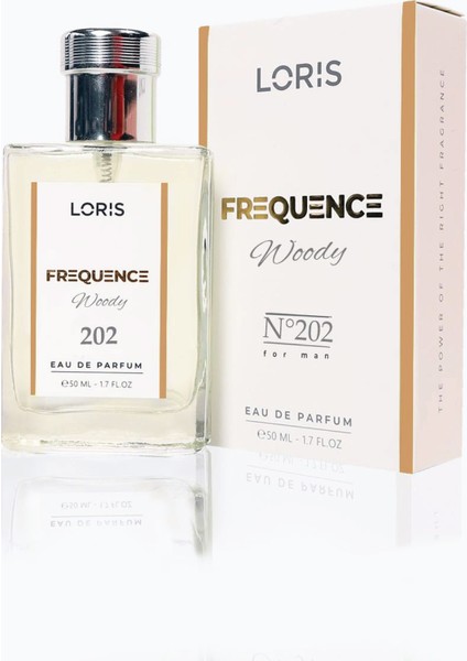 E-202 Frequence Parfume Edp 50 ml Odunsu Erkek Parfüm