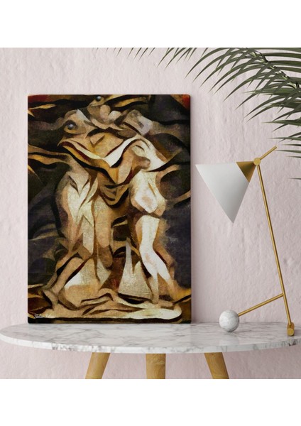Modern Soyut Kanvas Tablo (30 x 50 Cm.) 10