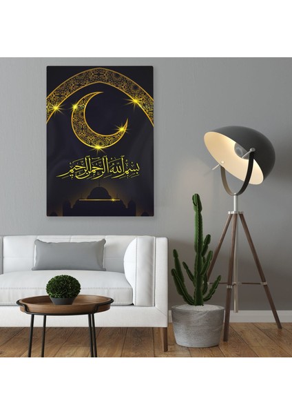 Gift Besmele Yazılı Kanvas Tablo 50X70CM-3