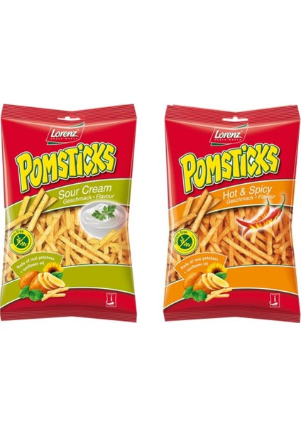 Cips Ekşi Krema 85 gr - Lorenz Cips Biber Çeşnili