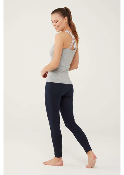 Kadın Gri Melanj Çapraz Askılı Atlet fiyatları