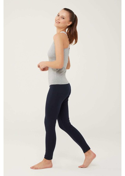 Kadın Gri Melanj Çapraz Askılı Atlet modelleri