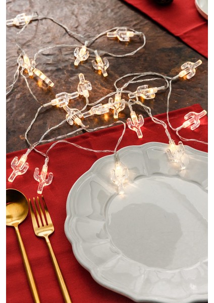 Pilli Kaktüslü Çok Amaçlı LED Dekoratif Aydınlatma fırsatları