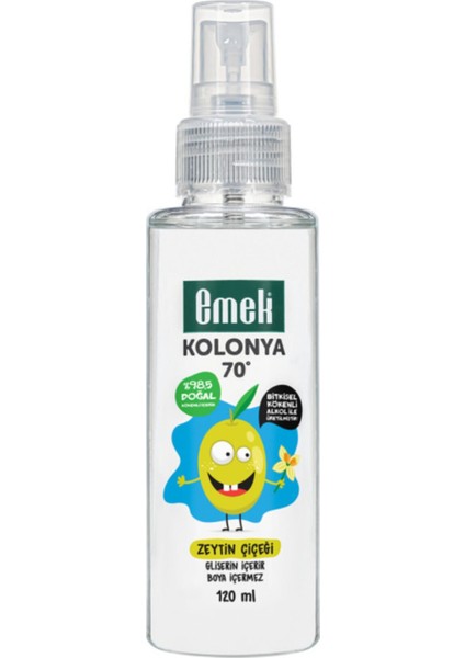 Gliserinli Çocuk Kolonyası Zeytin Çiçeği - 120 ml