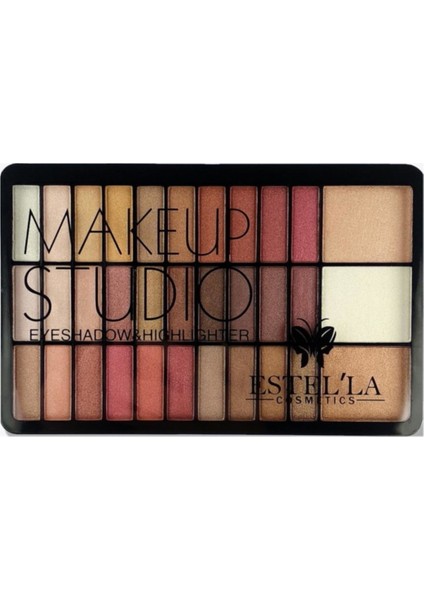 Make Up Studıo 30 Lu Far+3lü Highligter Palet B Paketi