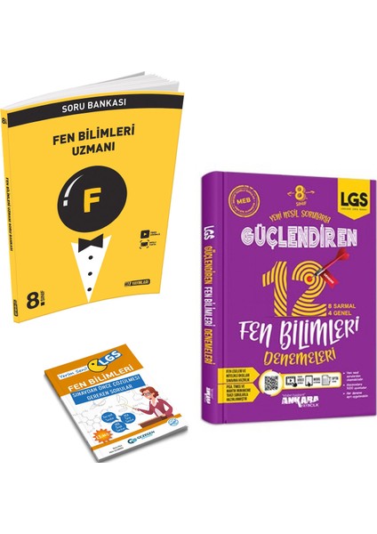 8. Sınıf Fen Bilimleri Uzmanı ve Fen Güçlendiren Denemeleri - Yerim Seni LGS