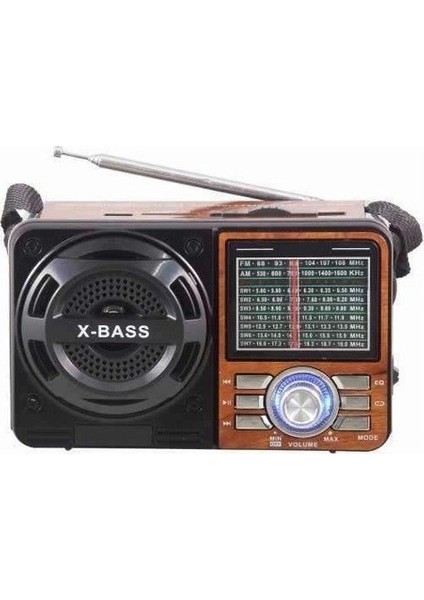 A-1088T USB Aux Sd Kart Girişli Işıklı Radyo fiyatları