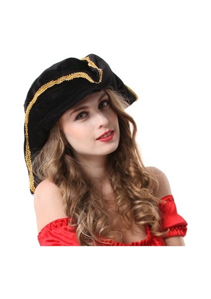 Jack Sparrow Telli Korsan Şapkası