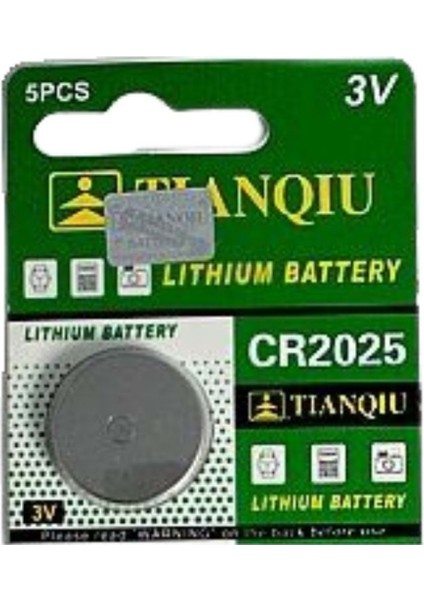 CR2025 Lithium 3V Pil (1ADET)