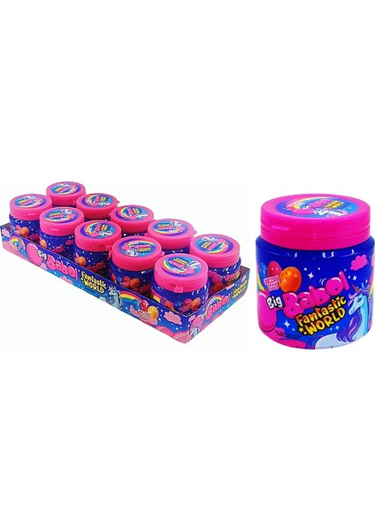 Big Babol Fantastic World Unicorn Eggs 10'lu x 90 gr