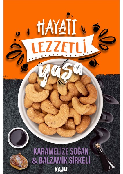 Karamelize Soğan & Balzamik Sirkeli Kaju 2 x 100 gr fırsatları