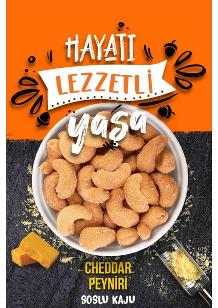 Cheddar Peyniri Soslu Kaju 2 x 100 gr fırsatları