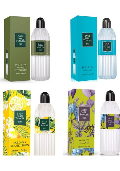 Mix Kolonya Seti 400 ml + 4 Adet