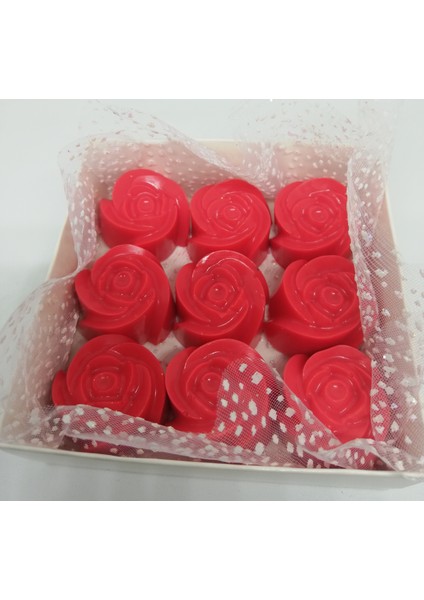 Sabun - Kokulu Süs Sabunu - Gül 9 Adet Kırmızı fiyatları