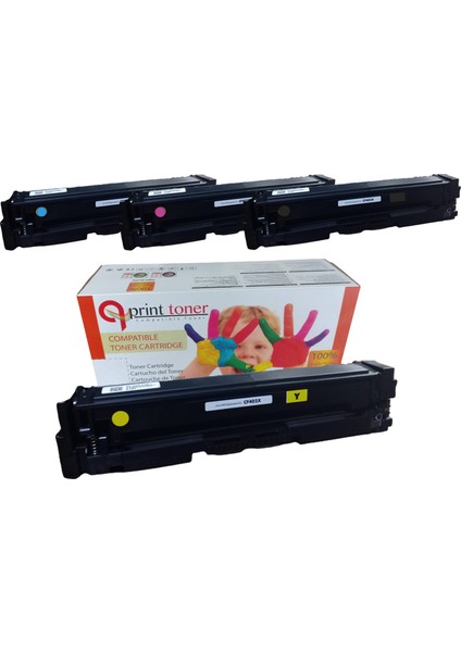 Hp 203A-CF540A/541A/542A/543A Set Muadil Toner