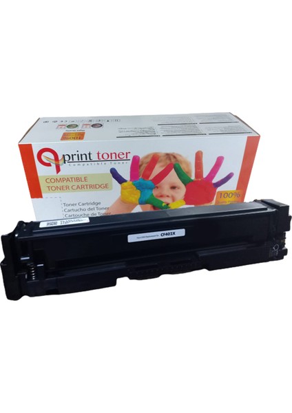 HP 203A Cf540A SİYAH MUADİL TONER CRG 054 M254 M280 M281
