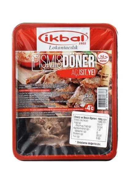 Ikbal Döner Dana 200 gr