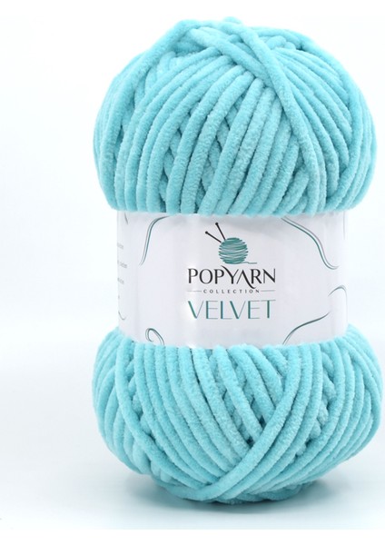 Velvet 3'lü Süper Lüks Kadife El Işi Örgü Ipi