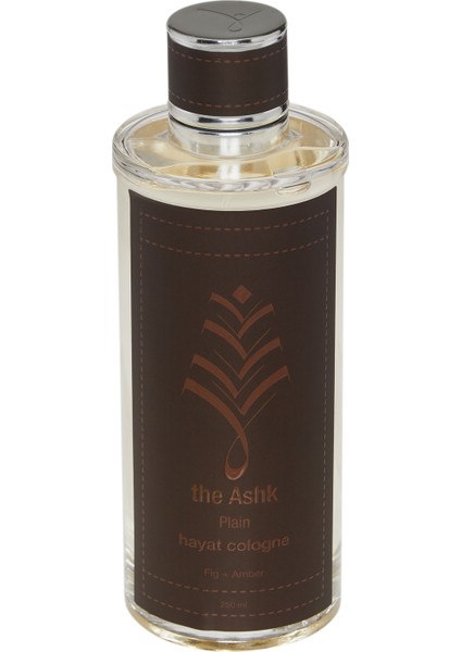 The Ashk Plain Hayat Kolonya 250 ml (Incir & Amber)