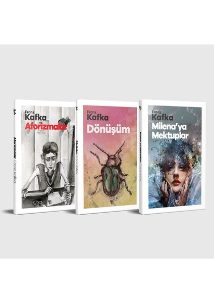 Franz Kafka Unutulmaz Eserleri Seti - 3 Kitap