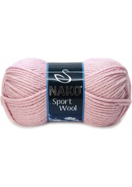 Sport Wool El Örgü İpi Pudra 10639