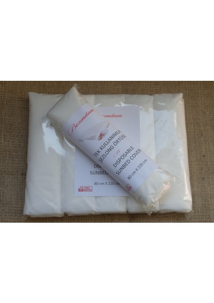 Şezlong Örtüsü Lastikli Tek Kullanımlık Sunbed Cover